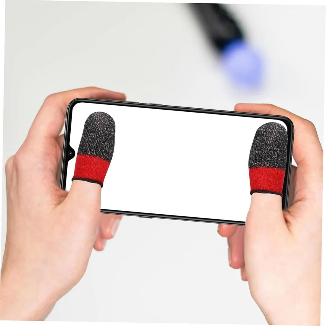 Gaming Thumb Gloves Black 2-Color Fast Touch