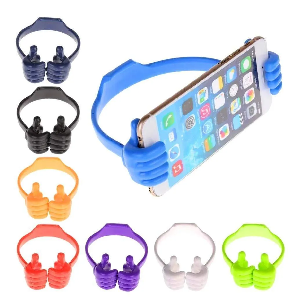 Ok Stand Adjustable Thumbs Up Mobile Stand – Flexible Silicone Phone Holder for All Smartphones Tablets