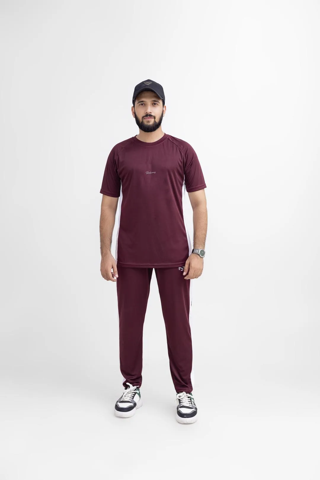 2 Pcs Men's Dri Fit Plain Track Suit