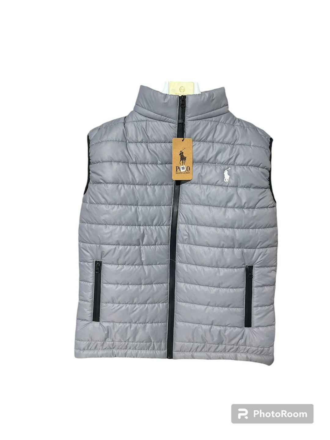 Men's Polyester Puffer Jacket - 1 Pc, Plain Green Outerwear