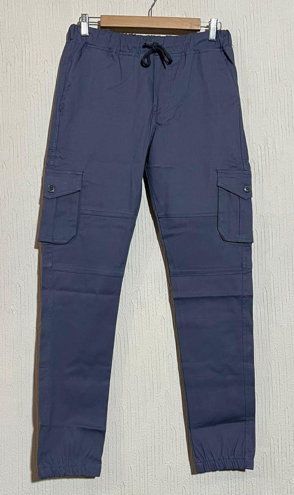 1 Pc Men's Stitched Cotton Plain Cargo Pant