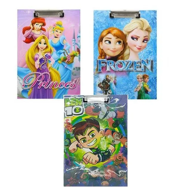 Paper Clip Board Cartoon Character 