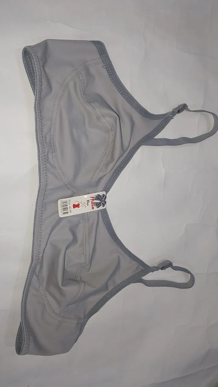 Ladies Soft Cotton Non-Padded Bra – Comfortable Daily Wear Innerwear in Multiple Colors