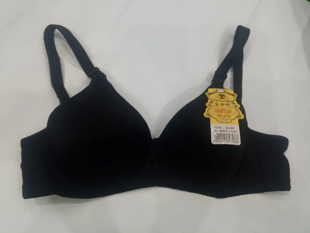 Spandex Plain Padded Padded Bra