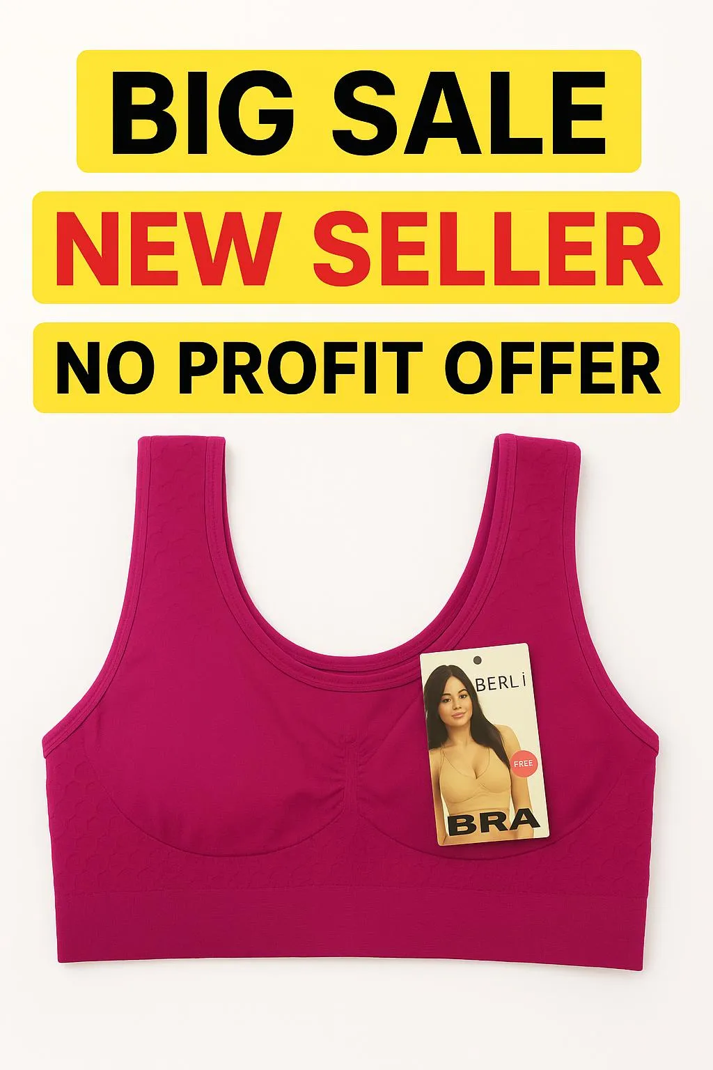 Nylon Plain Light Weight Sports Bra