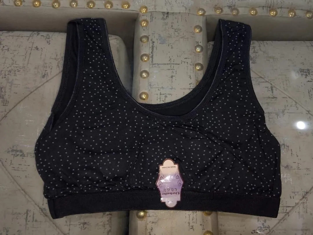 Spandex Plain Comfortable & Lightweight Sports Bra – Free Size, Soft & Stretchable