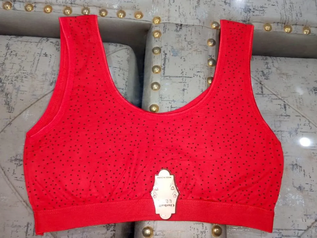 Spandex Plain Comfortable & Lightweight Sports Bra – Free Size, Soft & Stretchable