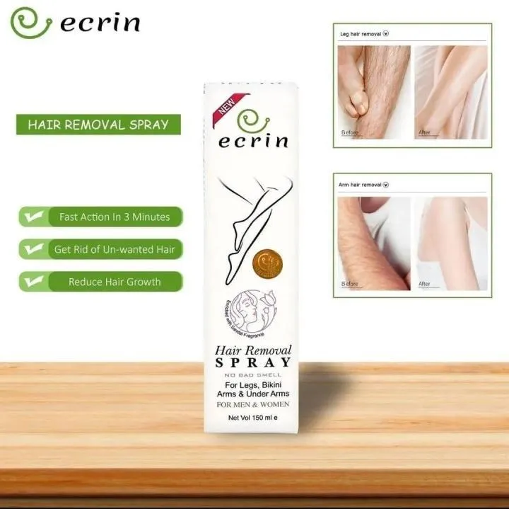 Painless Hair Removal Spray – Experience Smooth, Hair-Free Skin | Slower Hair Regrowth | 1 Pcs