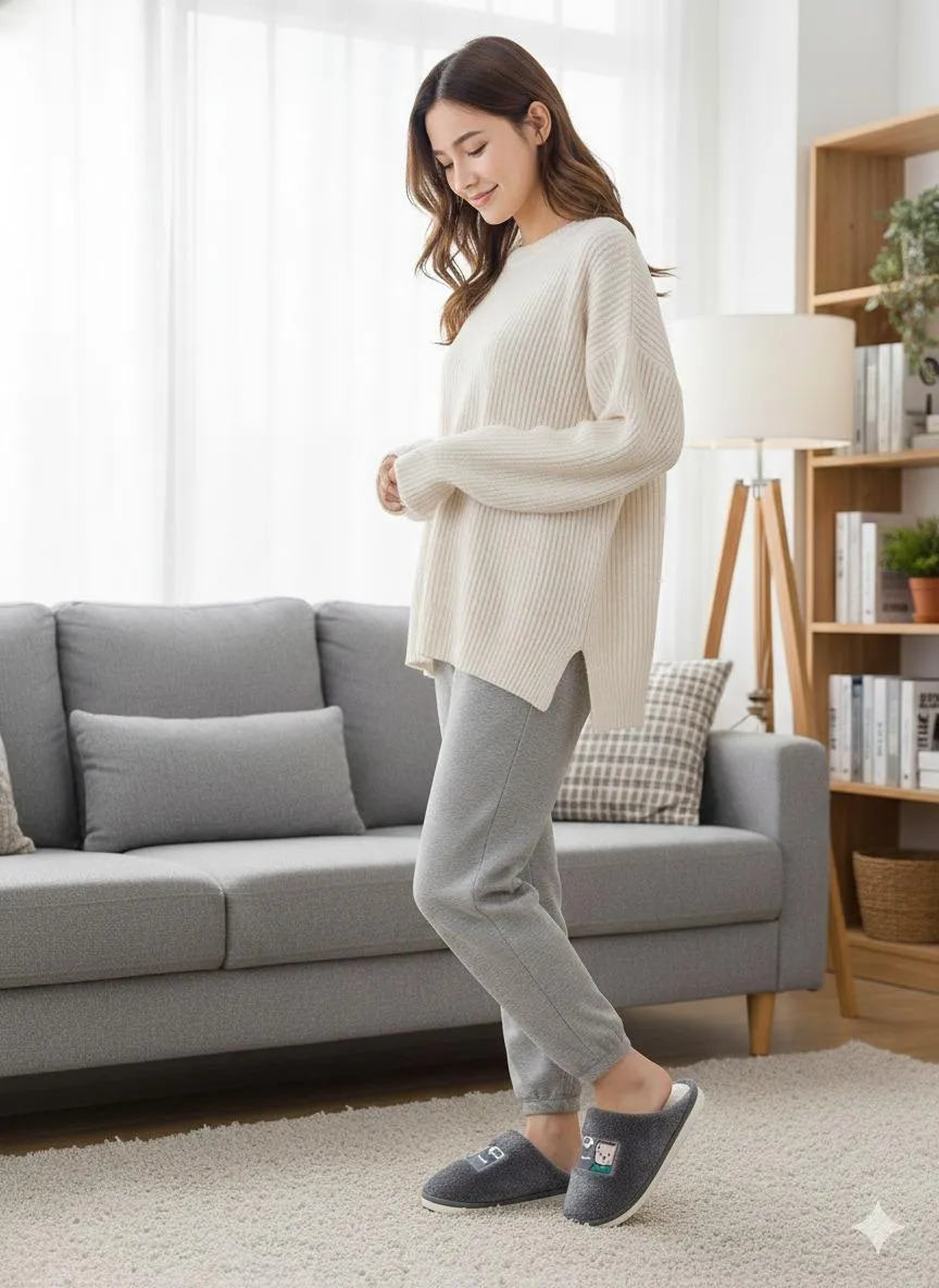 Women's Velvet Casual Slippers