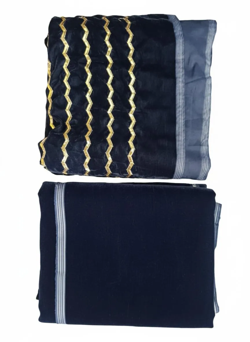 2 Pcs Women's Unstitched Embroidered Suit