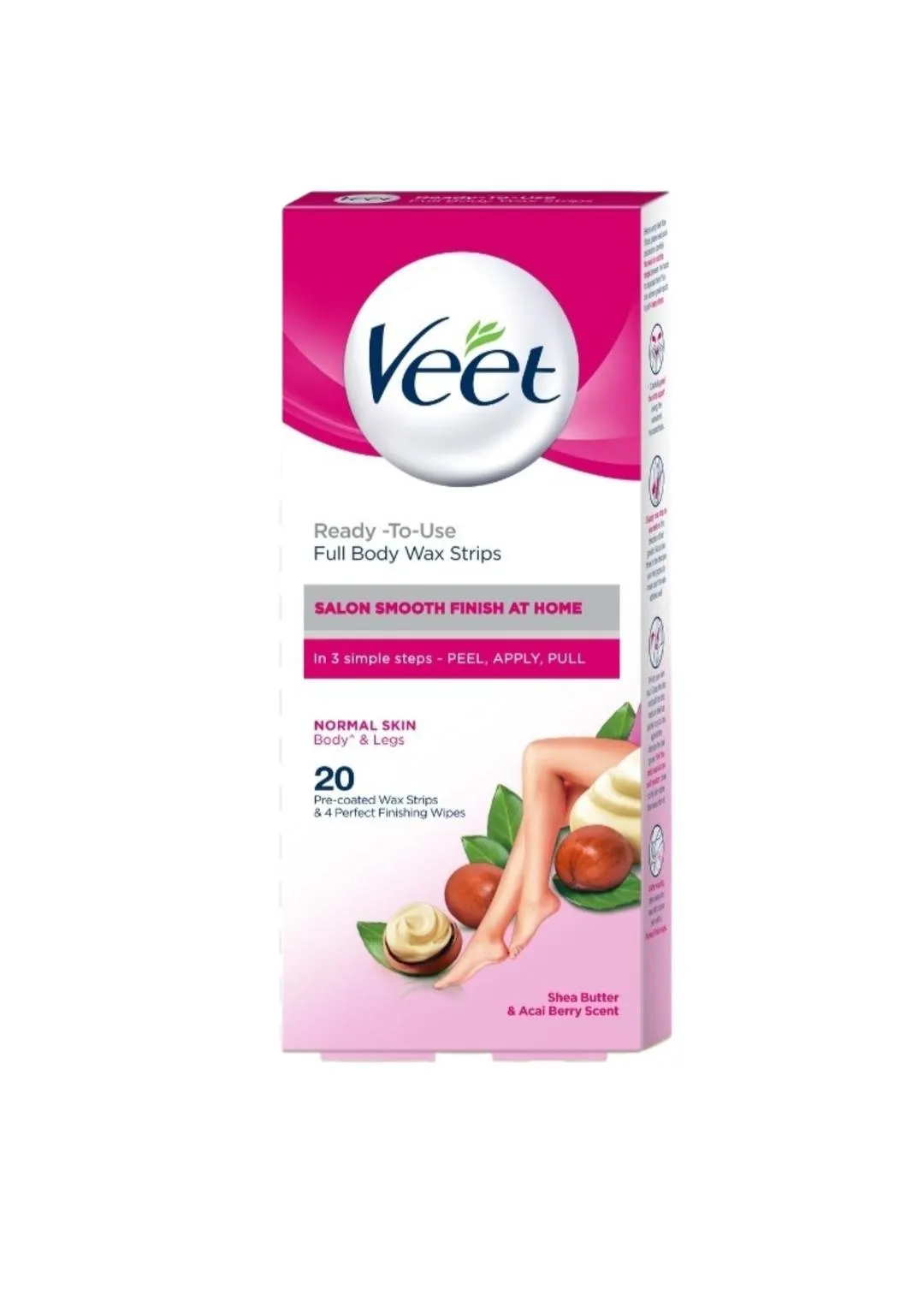 Wax Strips for Body & Face + 20 Strips 