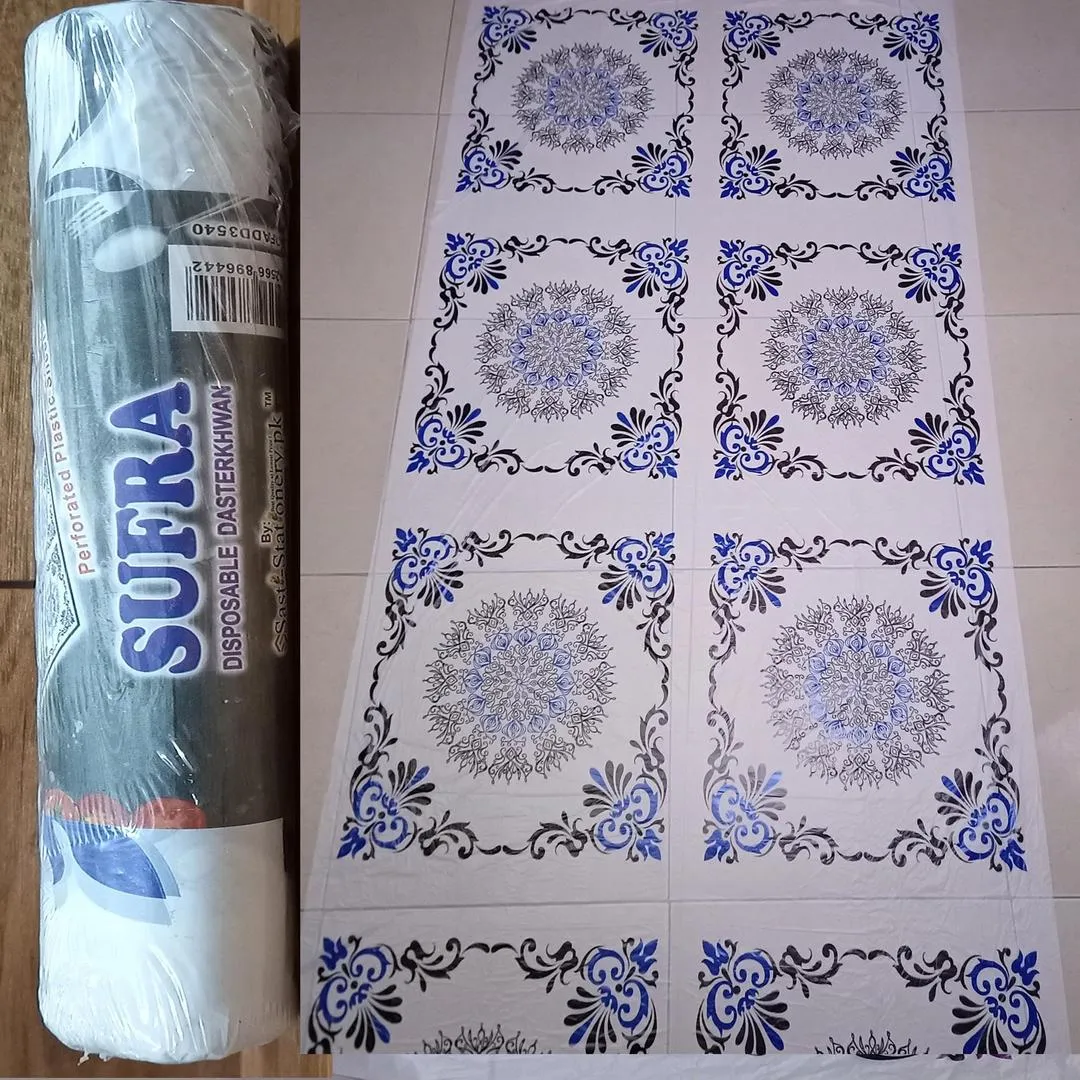 Disposable Table Sheet Cover / Dastarkhwan ( Sufra ) - 1 Roll Art # M247-DD-1R-0001