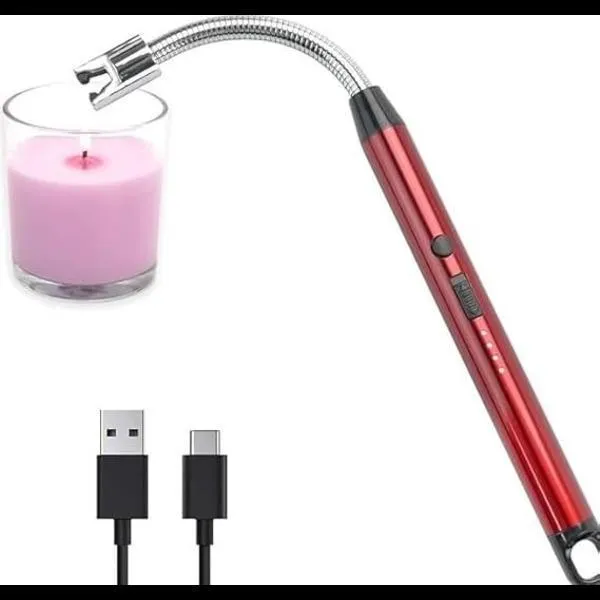 Multicolor Stainless Steel Gas Lighter - 1 Pc for Stylish Kitchen Functionality