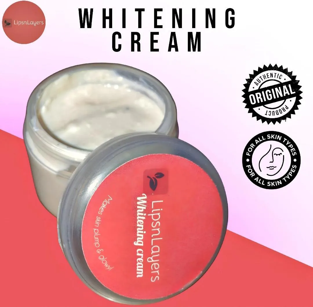 Whitening Cream - 1 Pcs for All Skin Types | Brightening & Exfoliating Formula