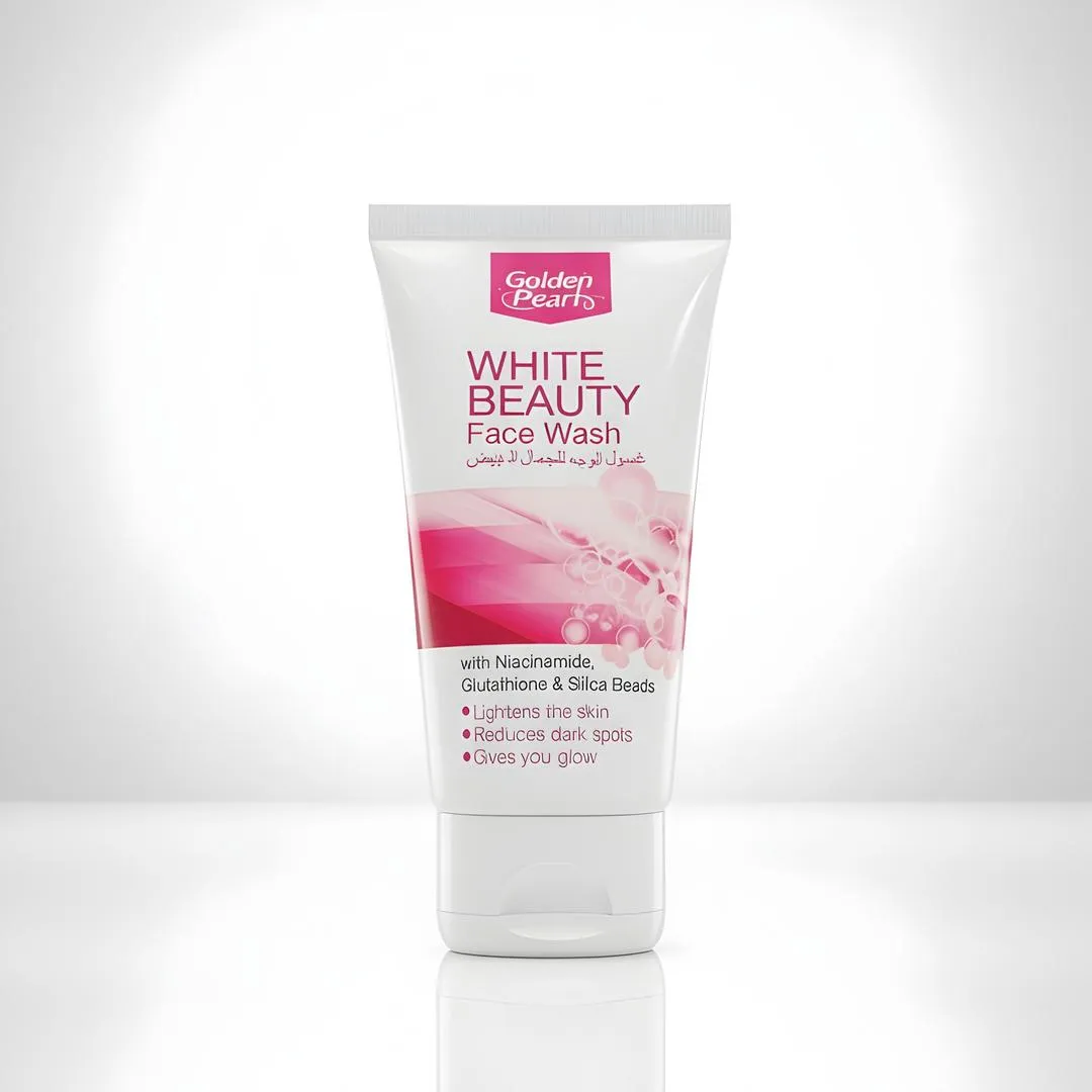 Golden Pearl Face Wash With Niacinamide, Glutathione, Silica beads