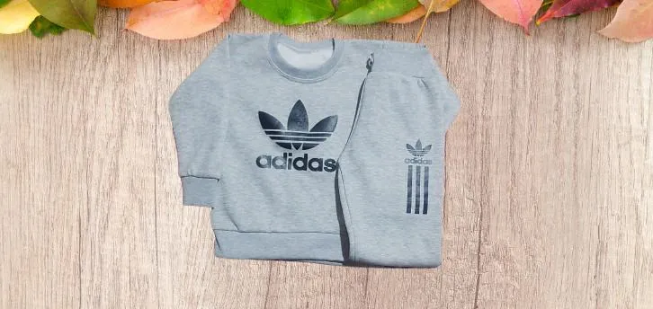 Stylish 2 Pcs Tracksuit for Boys and Girls - Cozy Fleece Hoodie Set