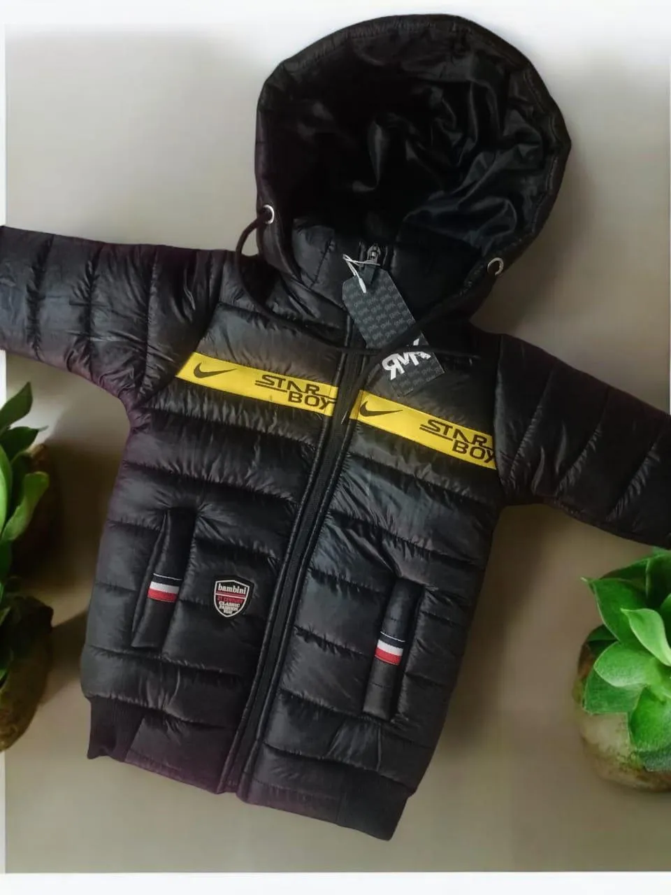 Trendy Polyester Bomber Jacket for Boys & Girls - 1 Pc