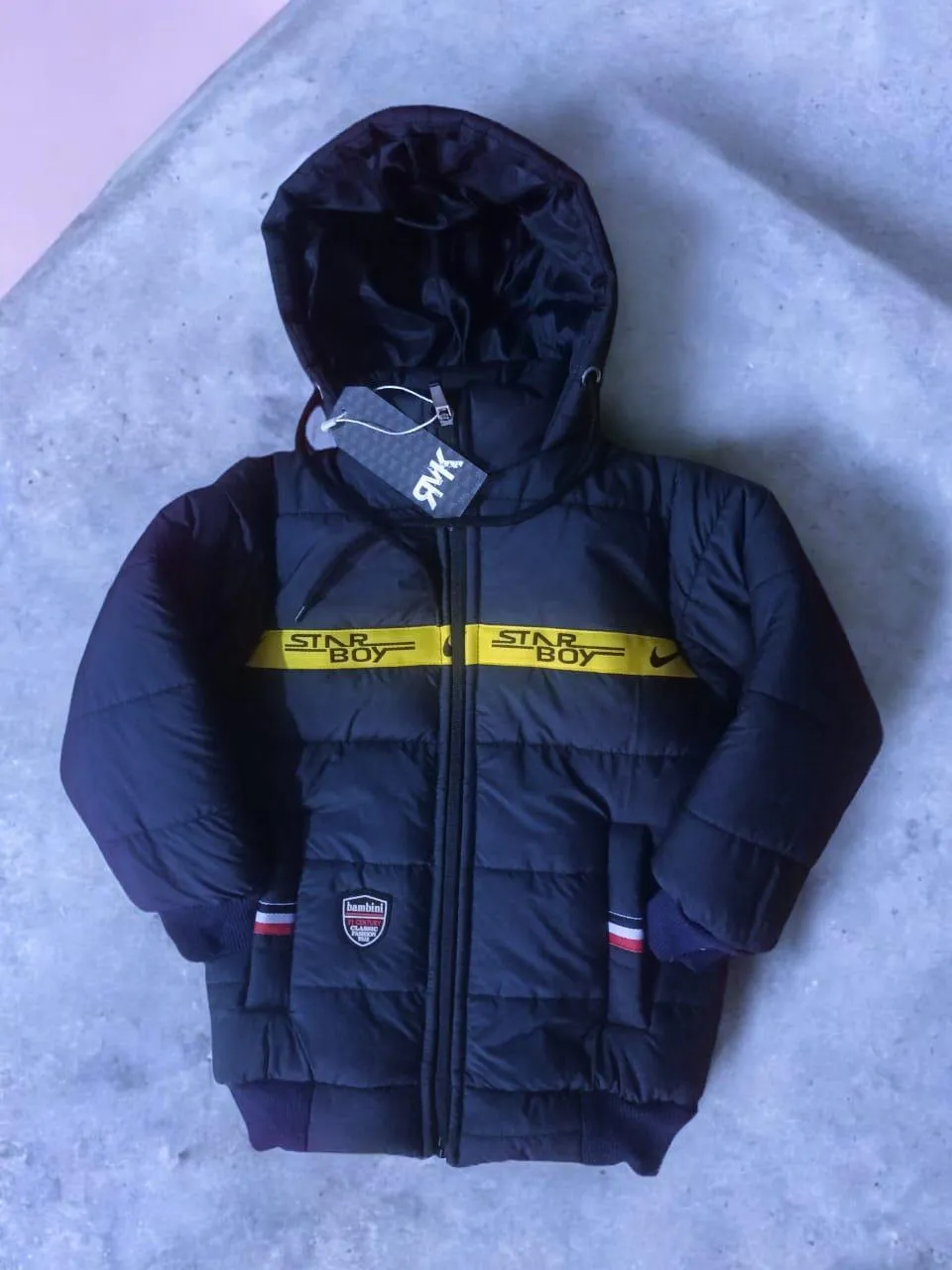 Stylish Polyester Bomber Jacket for Boys & Girls - 1 Pc, Perfect for Ages 3-10