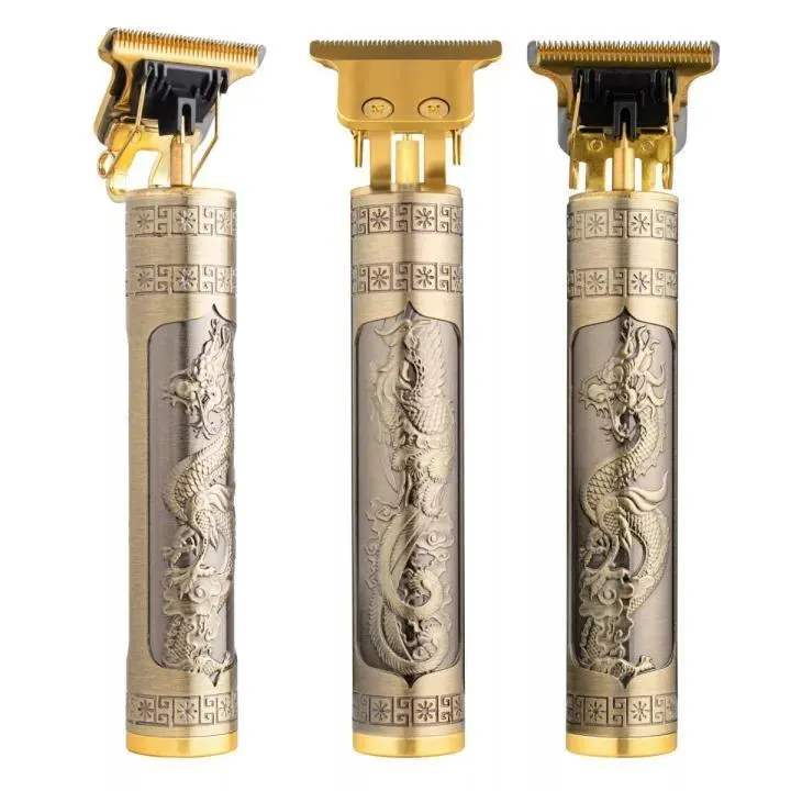  VINTAGE T9 RECHARGEABLE Electric Hair CLIPPER Cutting Machine Professional Hair Barber Trimmer For Men T9 Clipper Shaver CORDLESS