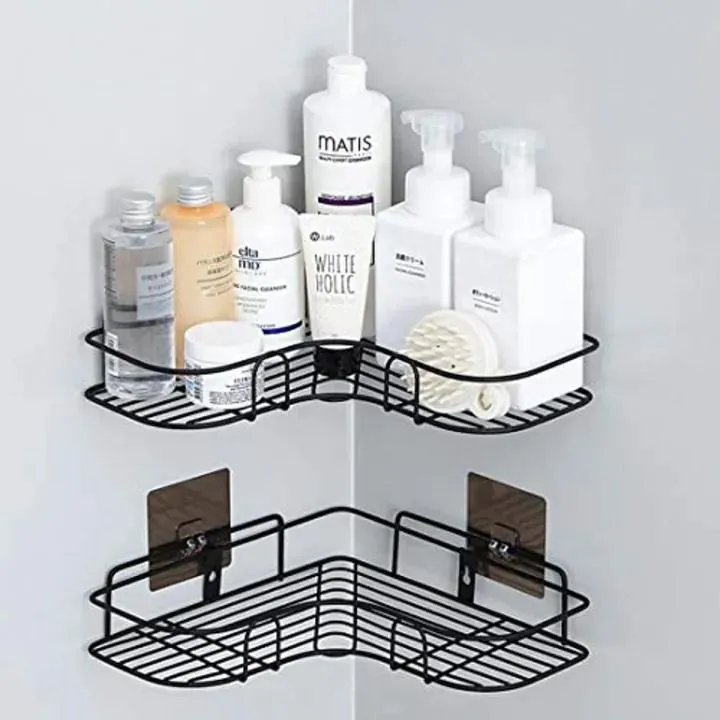 Metal Bathroom Corner Rack Storage Shelves, Bathroom Storage Rack Corner, Stainless Steel Bathroom Corner Shelf Organizer Storage, Bathroom Shelf/Shelves Corner Ratings 297 Answered Questions