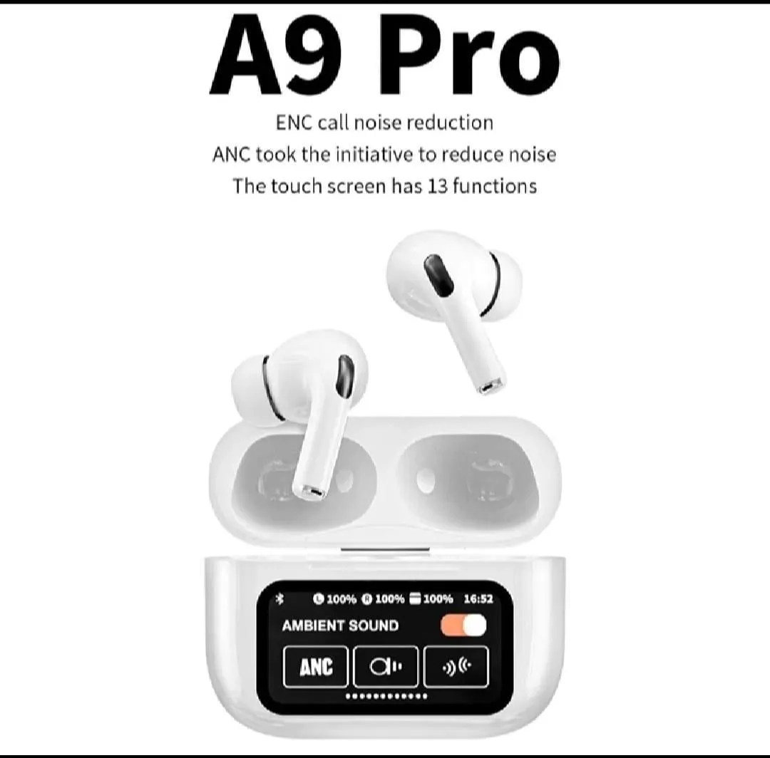 Wireless Airpods - Bluetooth 5 Technology, Noise-Cancelling, 1 Pcs - Black & White