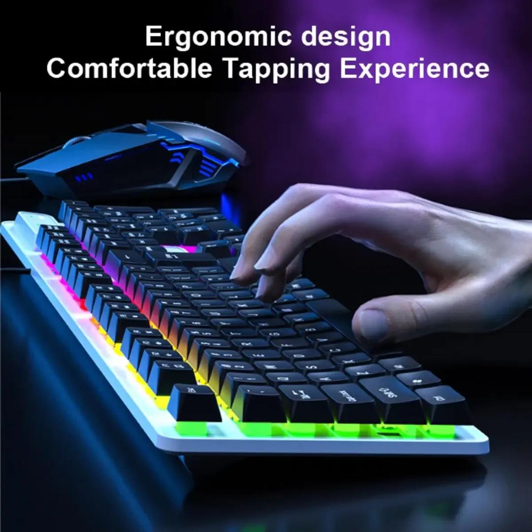 RGB Gaming Mouse Multicolor Portable ABS 50ml