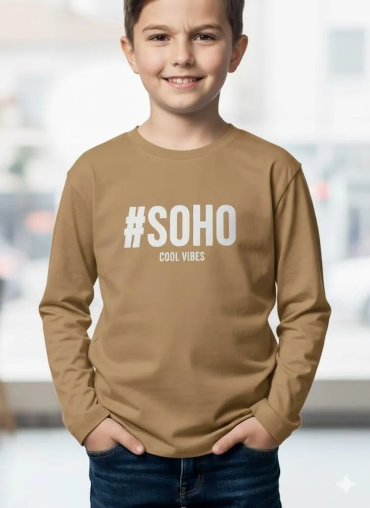 1 Pc Boy's Stitched Jersey Printed Sweatshirt