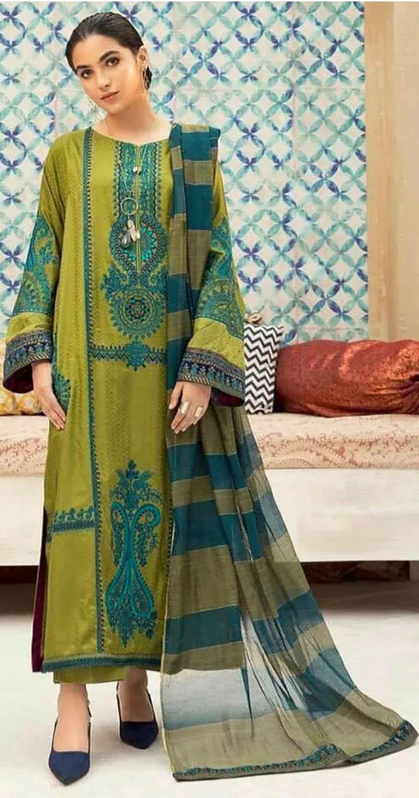 MARIA B 3 Pcs Unstitched Embroidered Suit