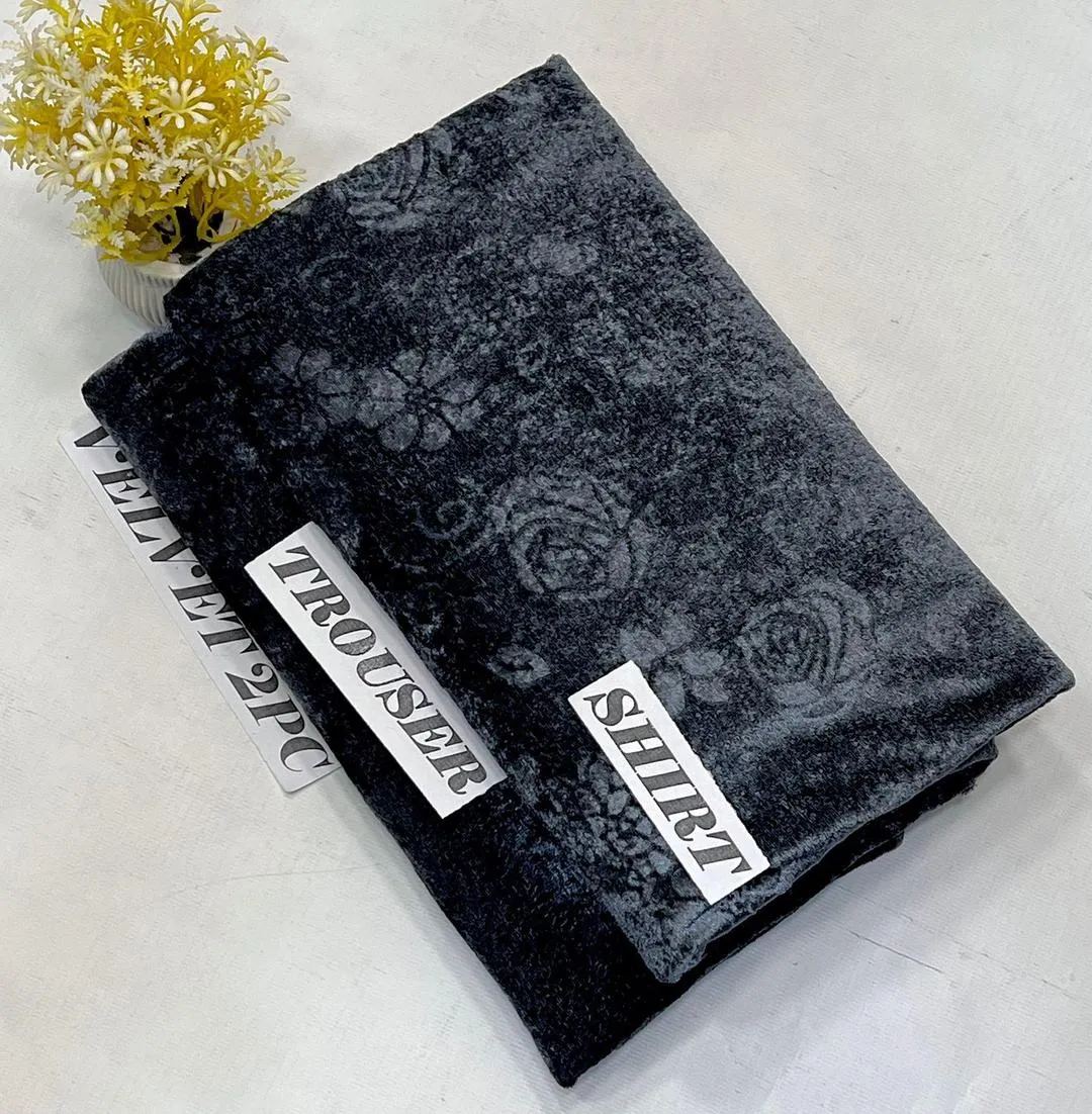 2 Pcs Women's Unstitched Printed Suit