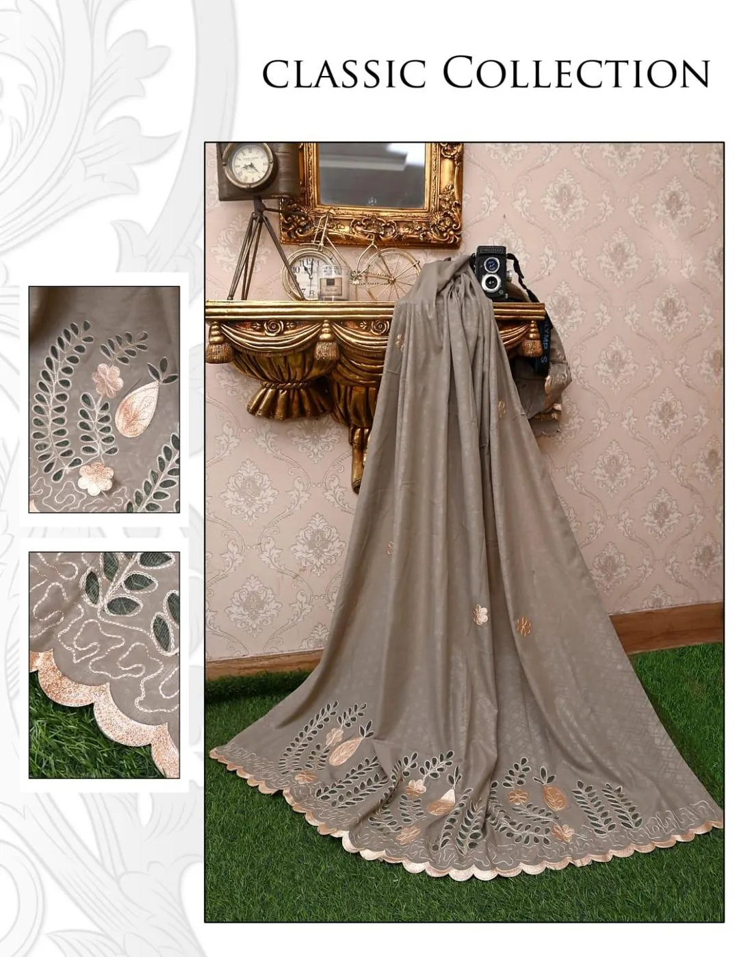 1 Pc Women's Stitched Dupatta