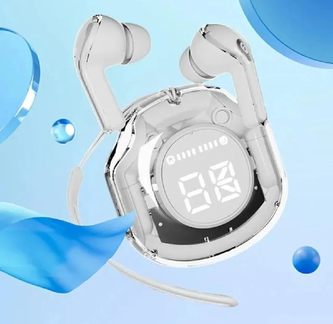 White Long-Lasting Battery With Fast Charge 39 Earbuds