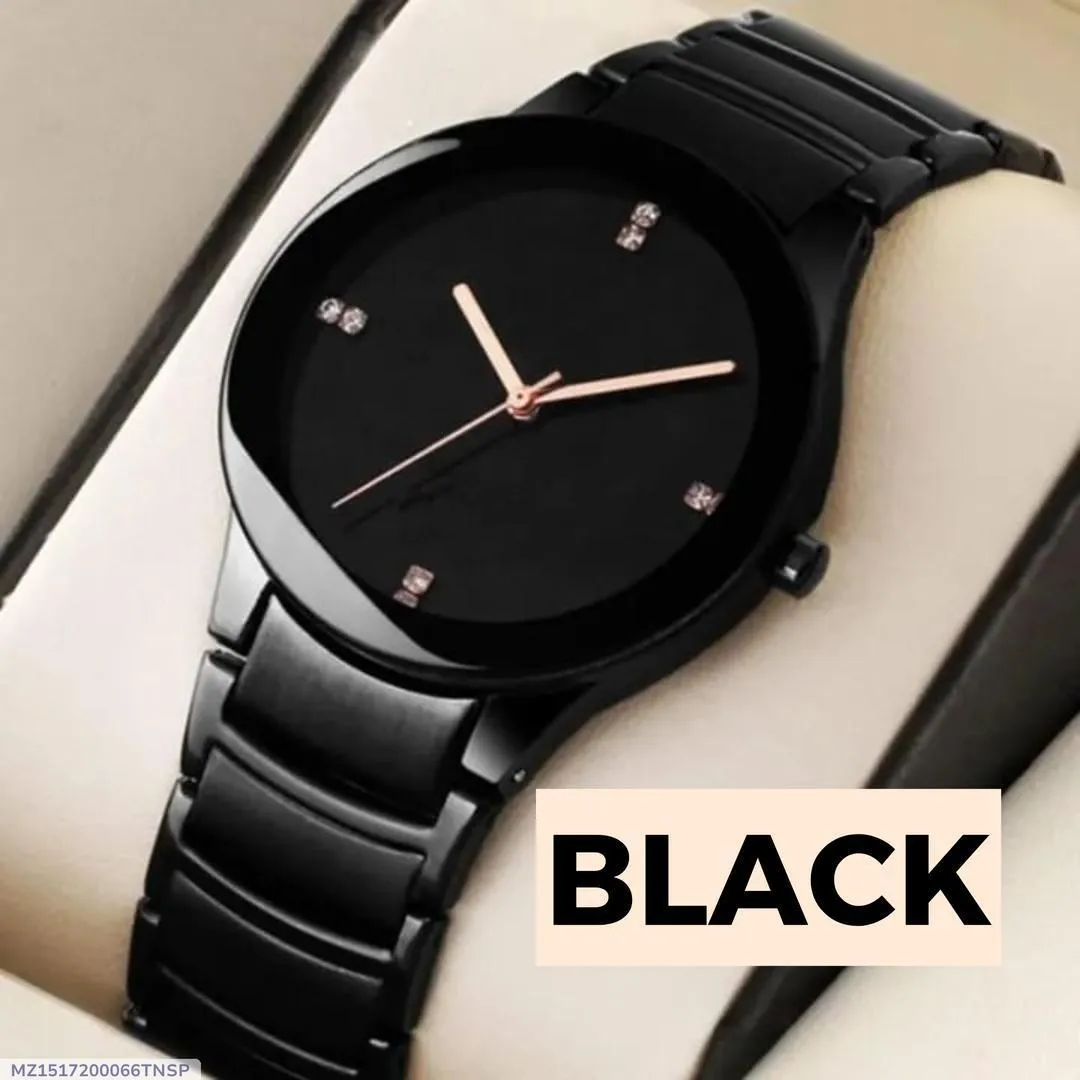 Men's Rose Gold Analogue Watch - Comfortable Daily Wear 1 Pc
