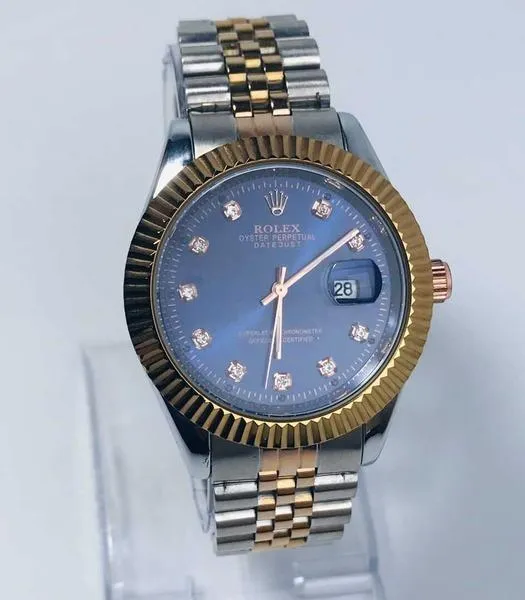 Men's Premium Stainless Steel Chain Strap Watch - 1 Pc