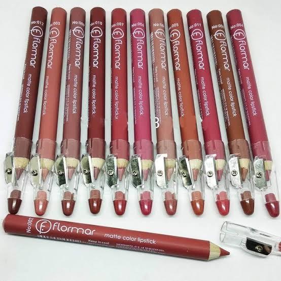 Smudge Proof Lip Pencil, Pack Of 12