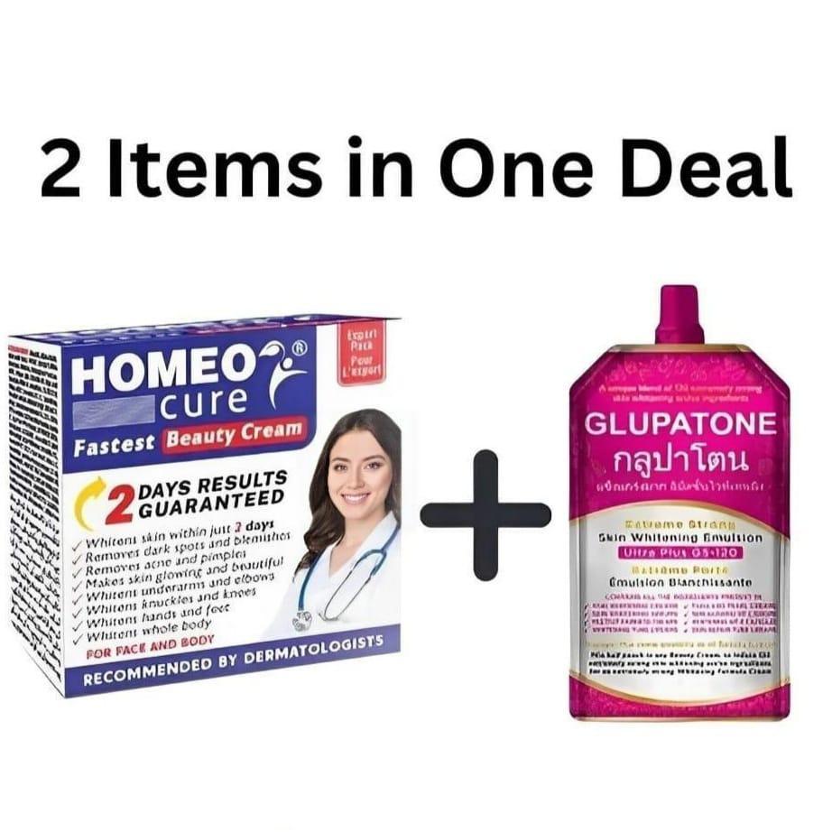 Gulpatone and Home Cure Whitening Deal, Pack Of 2