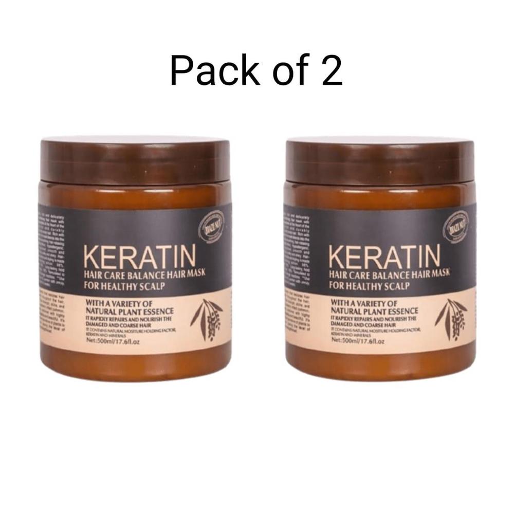 Keratin Hair Mask, Pack Of 2