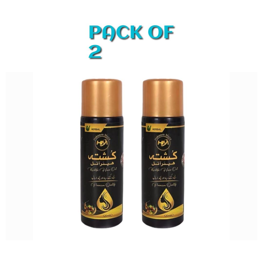 Revitalize Your Hair with Our Anti-Hair Loss Hair Oil - Promotes Density & Growth (120ml, Pack of 2)