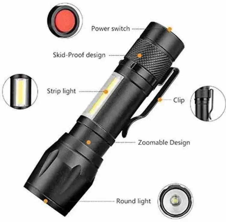 Type-C Charging Port, Essential Camping Gear LED Torch Light