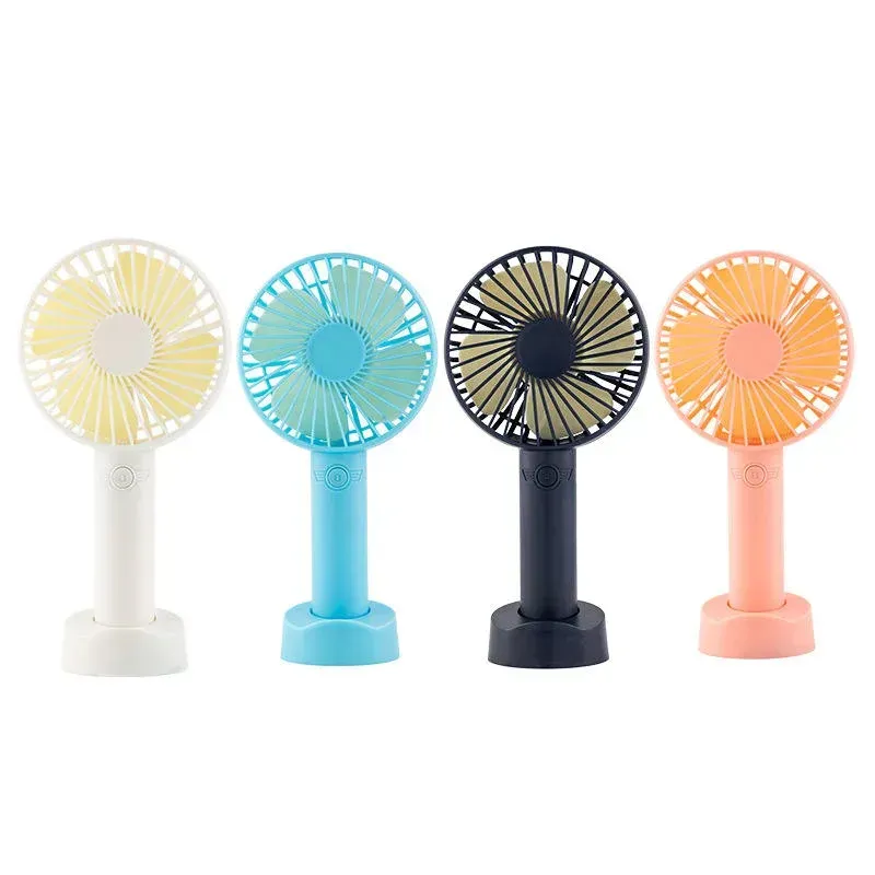 Portable Foldable Neck Fan Blue 500mAh Rechargeable