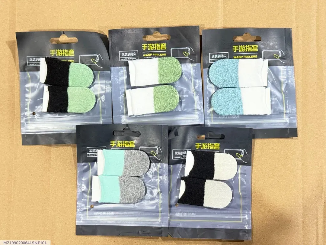 Multicolor Printed Cotton Fingerless Gloves for Men Women
