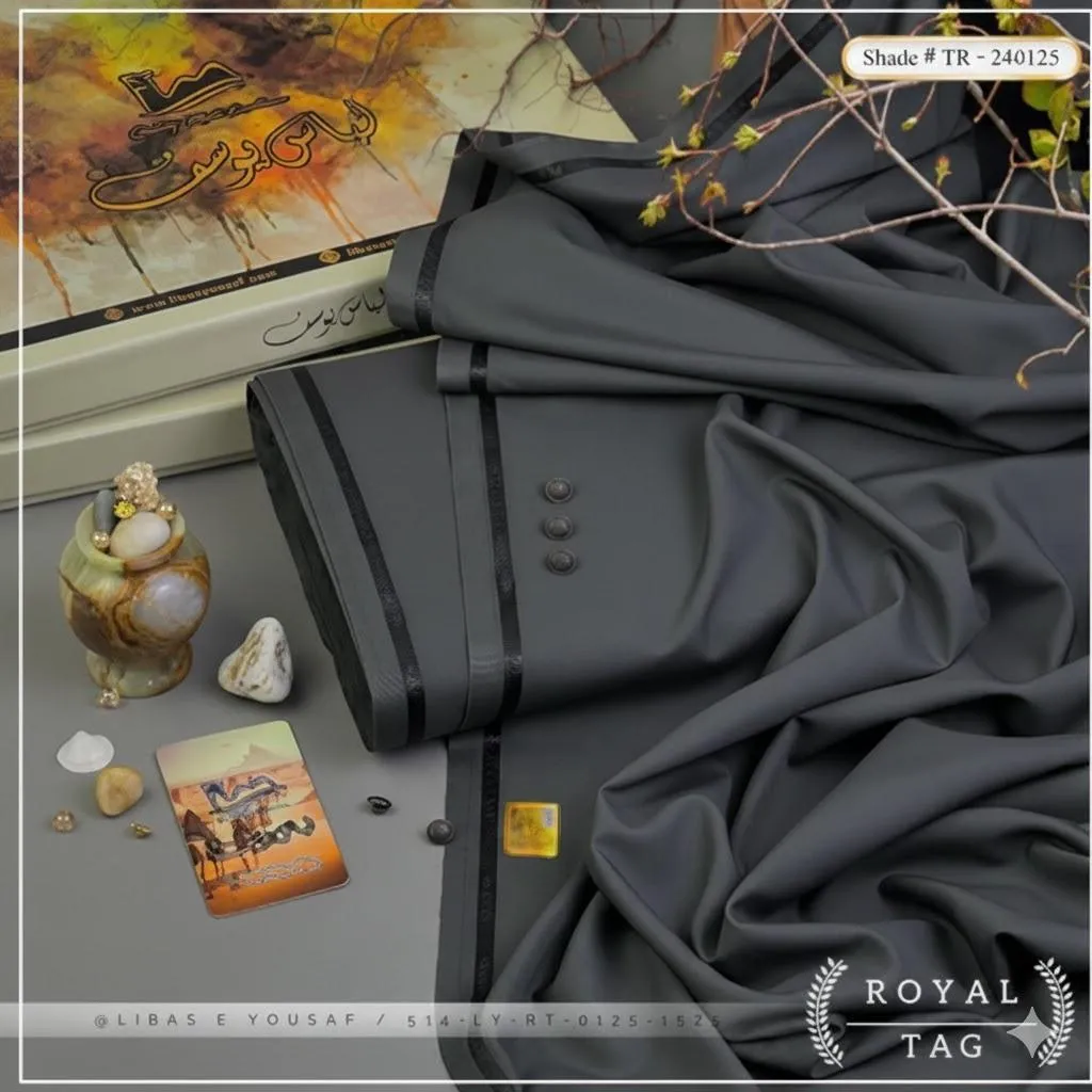 Men’s Unstitched Wash And Wear Plain Suit