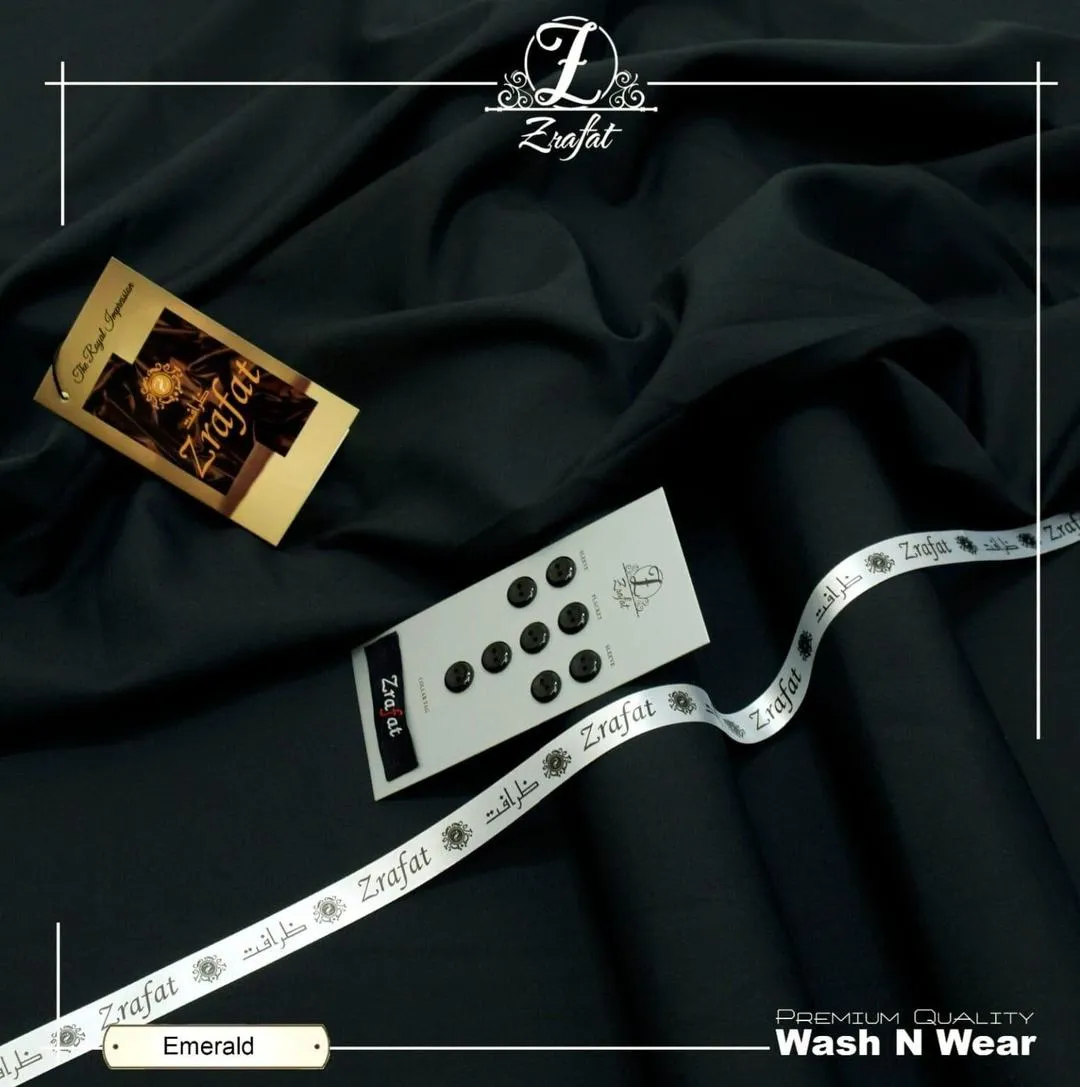Four Seasons Wash n Wear Unstitched Suit Men Bold Signature