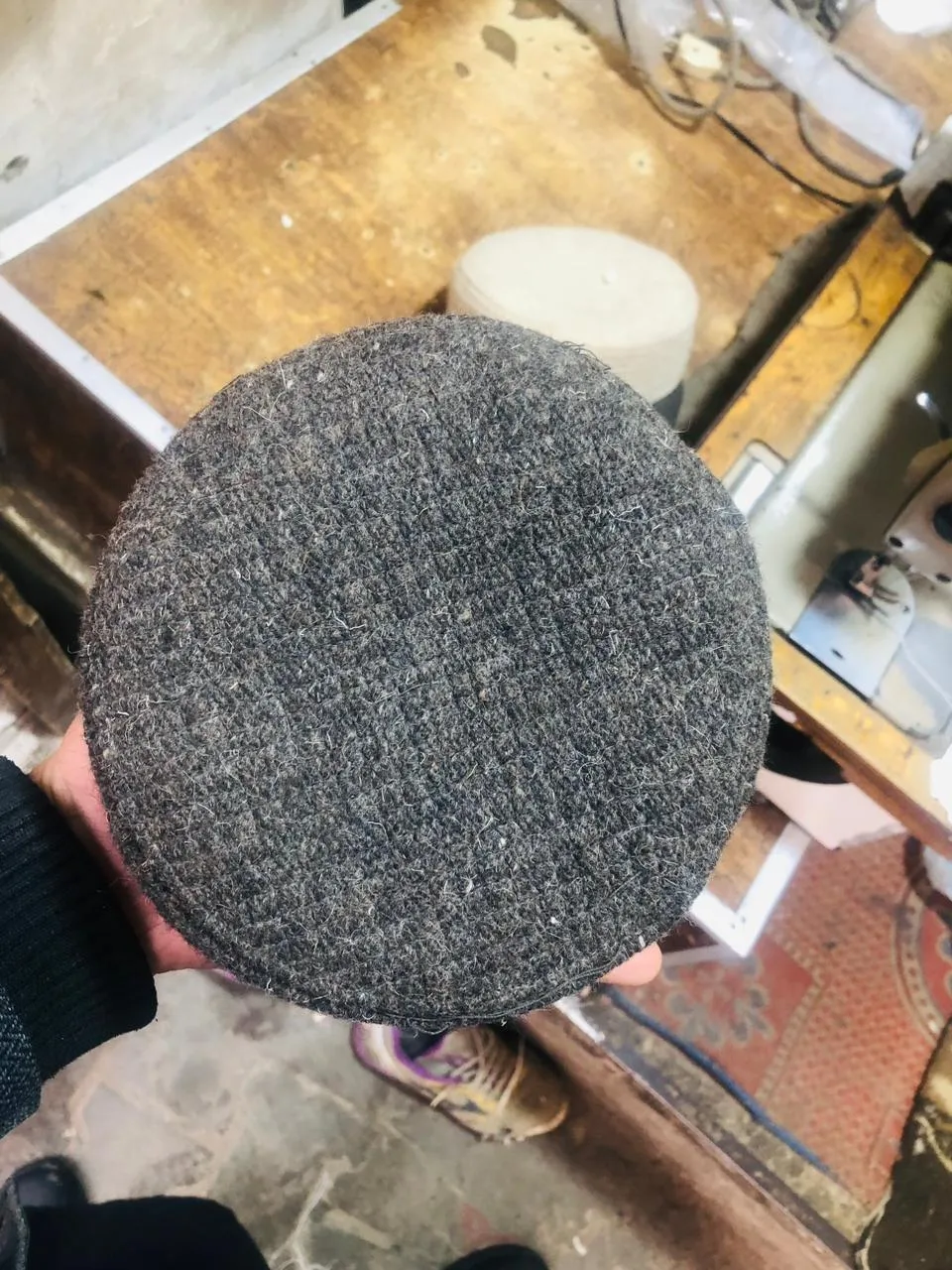 Men's Wool Namaz Cap - Plain Design | Pack of 1