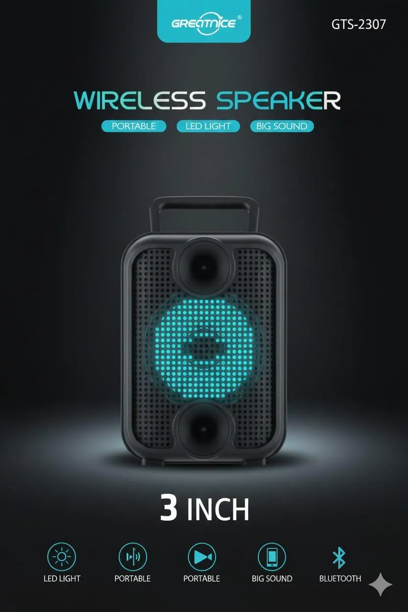 GTS-2307 Portable Wireless Speaker