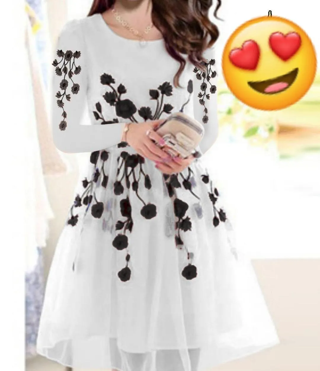 2 Pcs Women's Stitched Organza Embroidered Shirt And Trouser