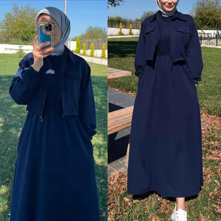 1 Pc Women's Stitched Fleece Plain Zipper Tracksuit