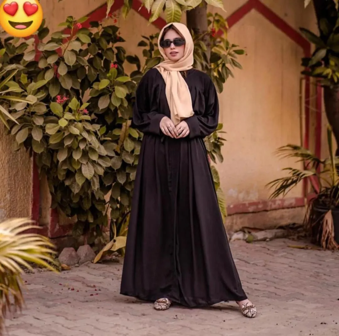 Georgette Plain Classic Abaya
