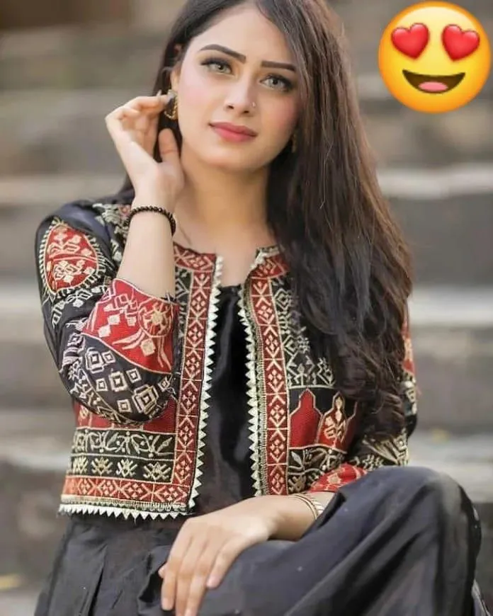 2 Pcs Women's Stitched Shamoz Silk Embroidered Maxi and Jacket