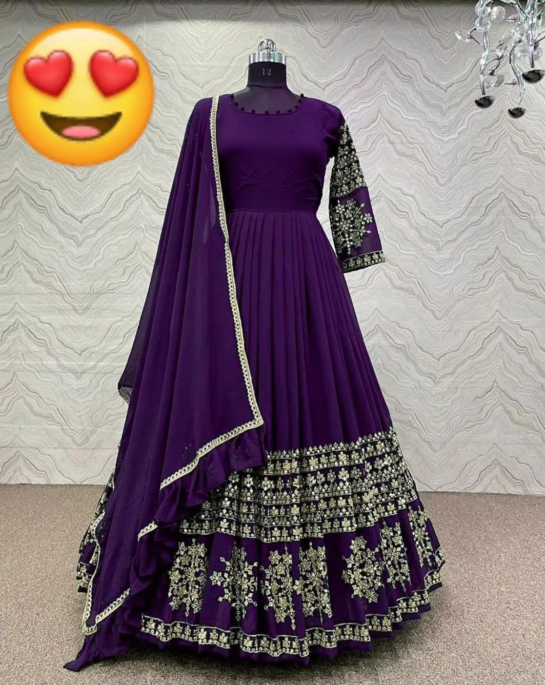 3 Pcs Women's Stitched Shamoz Silk Embroidered Maxi And Trouser