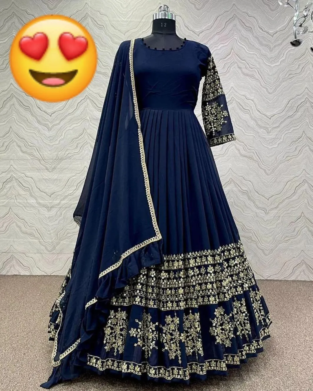 3 Pcs Women's Stitched Shamoz Silk Embroidered Maxi And Trouser